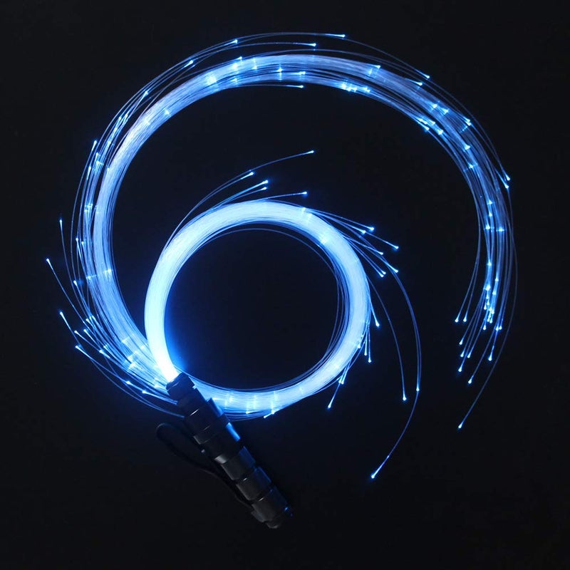 CHINLY Fiber Optic Whip, LED Light Whip for Dancing, with 40 Color Effect Mode and 360Â°Swivel, Rave Accessories for Parties, Light Shows, EDM Music Festivals, Unique Gifts for Girlfriend,Girl,Wife - Image 5